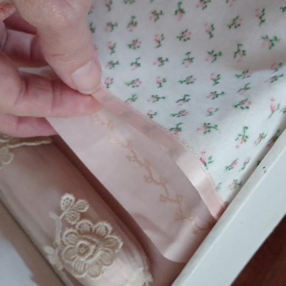 Vintage Handcrafted Doll Bed with Doll - 1940's - Picture 4 of 15